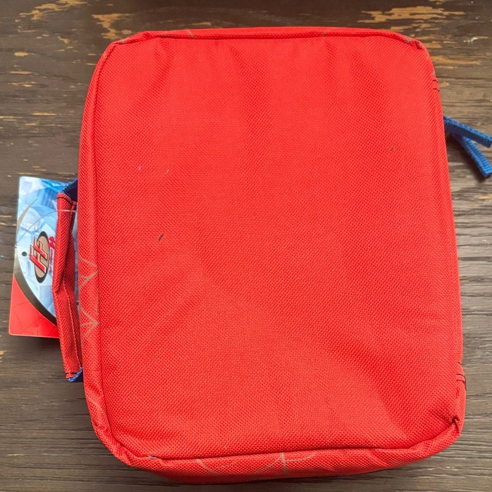 Marvel Spider-Man Holographic Lunch Box with Red and Blue Accents